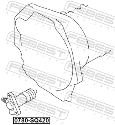 Cylinder roboczy sprzęgła Suzuki Grand Vitara 