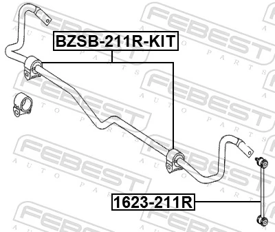 Łącznik stabilizatora tylnego Mercedes E 
