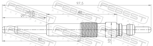 Świeca żarowa Seat Leon I hatchback (1M1) (1999 - 2006) cena, od 10,01 USD
