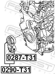Napinacz paska napędowego Renault Latitude sedana (L7) (2011 - 2026) cena, od 62,82 USD