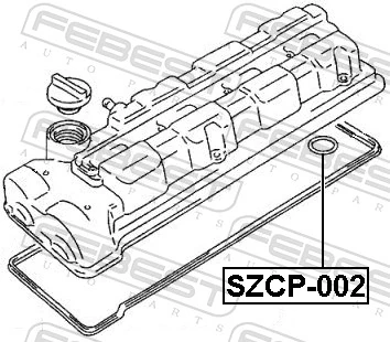 SZCP002 Febest Pierścień uszczelniający gniazda świecy
