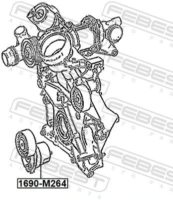 Napinacz paska napędowego Mercedes E 