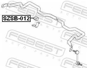 SZSB012 Febest Tuleja stabilizatora przedniego