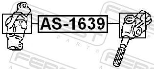 Do koszyka 4521050060 Toyota Krzyżak układu kierowniczego
