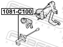 Cylinder sprzęgła główny do Opel Antara  L07