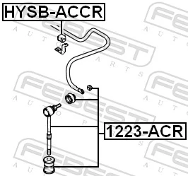 Łącznik stabilizatora tylnego Hyundai Accent III sedana (MC) (2005 - 2012) cena, od 13,18 USD
