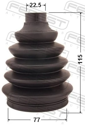 Osłona przegubu homokinetycznego półosi przedniej zewnętrzna do Nissan Almera CLASSIC B10RS