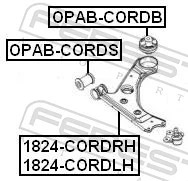 352864 General Motors Silentblock przedniego wahacza dolnego