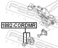 Do koszyka 95517150 Opel Piasta tylna