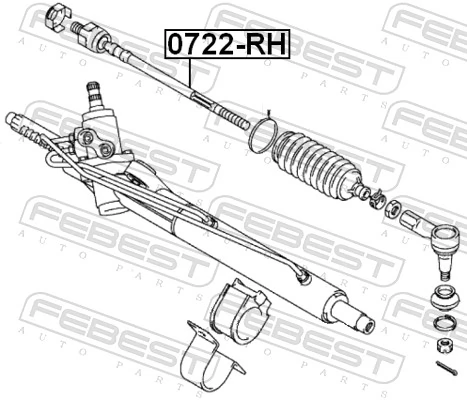  Drążek kierowniczy Honda HR-V 