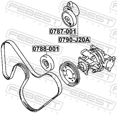 Napinacz paska napędowego Suzuki Baleno sedana (EG) (1995 - 2002) cena, od 39,54 USD