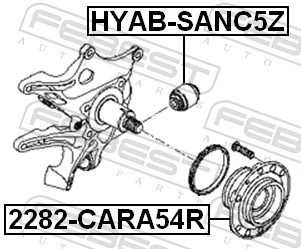 Piasta tylna do KIA Carnival III VQ