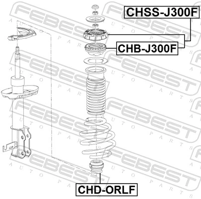 Łożysko amortyzatora Chevrolet Orlando