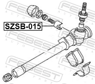 SZSB015 Febest Zestaw naprawczy maglownicy (mechanizmu) (zestaw uszczelniaczy)