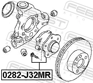 Do koszyka Piasta tylna Nissan Teana  J32