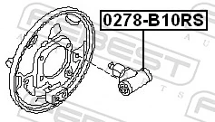 Cylinder hamulcowy roboczy tylny Renault (RVI) 4845031010 cena, od 23,03 USD