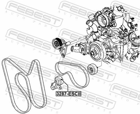 Napinacz paska napędowego Chevrolet Tahoe SUV (2000 - 2006) cena, od 20,75 USD