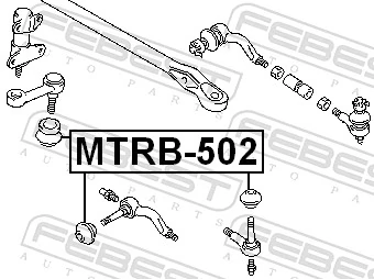 MTRB502 Febest Osłona końcówki kierowniczej