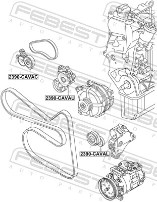 Rolka napinacza paska napędowego Skoda Fabia II hatchback (5J2, 542, 572, 582) (2006 - 2014) cena, od 17,89 USD
