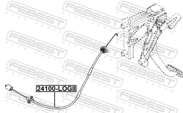 Linka sprzęgła do Renault SANDERO II STEPWAY 