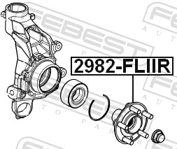 Do koszyka Piasta tylna Land Rover Freelander II L359