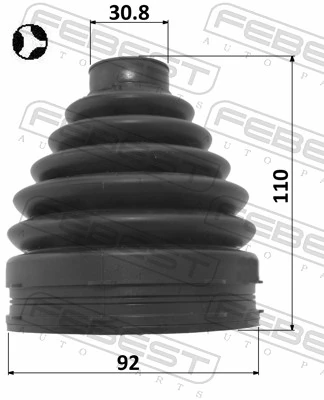 Osłona przegubu homokinetycznego półosi przedniej wewnętrzna Ford Transit VI platforma pokładowa (V347/8) (2006 - 2014) cena, od 12,04 USD