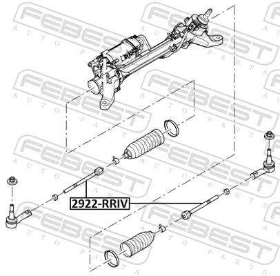 Drążek kierowniczy do Land Rover Range Rover IV L405
