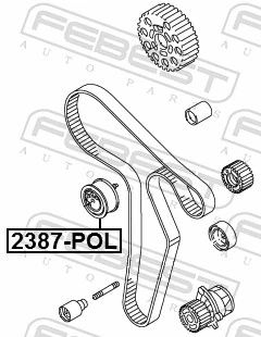  Rolka napinacza paska rozrządu Audi A6 