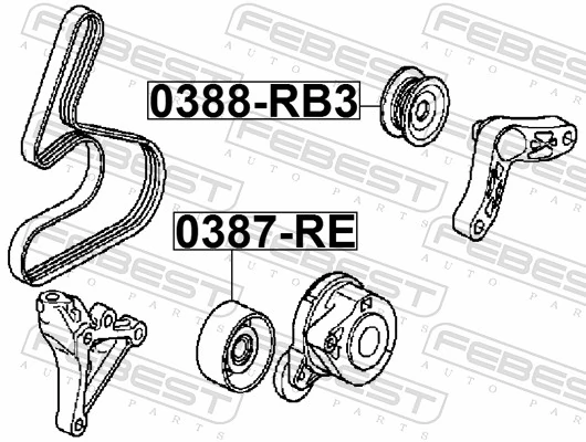 Rolka prowadząca, kierunkowa paska napędowego Jaguar NCA2221AA cena, od 17,27 USD