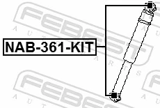 Silentblock amortyzatora tylnego do Infiniti QX56  JA60