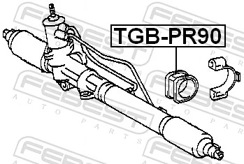 TGBPR90 Febest Tulejka mocowania maglownicy
