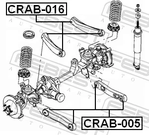 K52088220 Fiat/Alfa/Lancia Silentblock tylnego wahacza podłużnego przedni