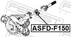 ASFDF150 Febest Krzyżak wału Cardana tylnego