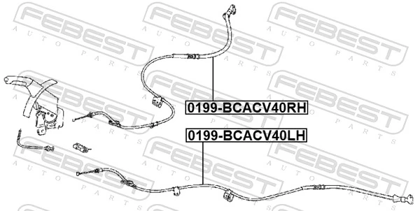 0199BCACV40RH Febest