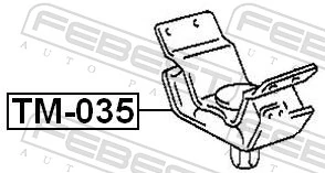 Poduszka (podpora skrzyni biegów) Toyota Fj Cruiser SUV (GSJ1) (2006 - 2018) cena, od 37,17 USD