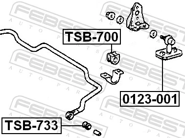 4880260050 Toyota Łącznik stabilizatora przedniego