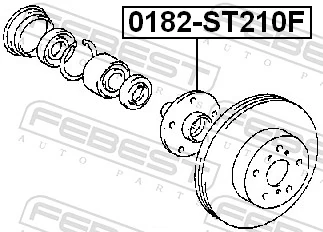Piasta przednia do Toyota Carina E T19