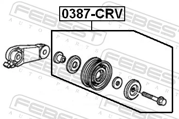 Rolka napinacza paska napędowego do Honda Civic V EG, EH