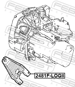 Widełki sprzęgła Dacia Logan I sedana (LS) (2004 - 2012) cena, od 25,61 USD