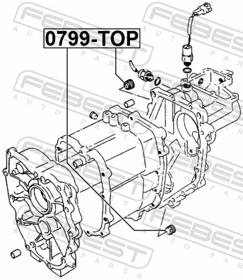 0799TOP Febest Korek miski olejowej silnika