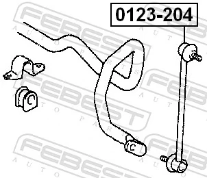  Łącznik stabilizatora przedniego Chery Tiggo 