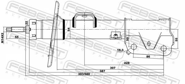 Amortyzator przedni lewy do Ford Explorer  U5