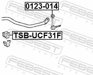 Tuleja stabilizatora przedniego do Lexus LS  UCF30
