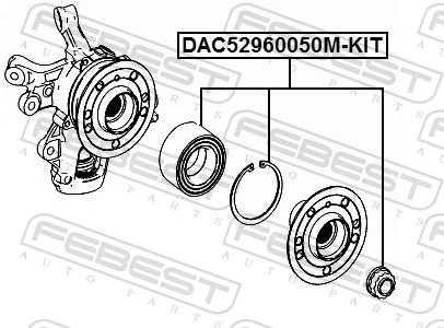 Łożysko piasty przedniej Mercedes ML/GLE SUV (W166) (2011 - 2014) cena, od 64,13 USD