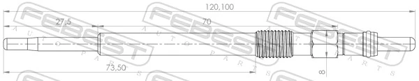 Świeca żarowa VAG 46796050 cena, od 8,55 USD
