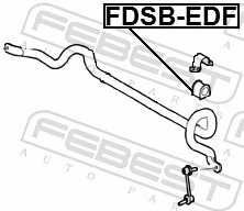 Tuleja stabilizatora przedniego Ford Edge I SUV (U387) (2006 - 2014) cena, od 5,05 USD