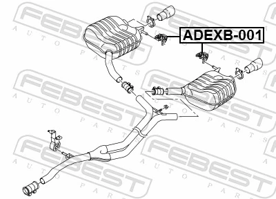 Poduszka mocowania tłumika Audi A8 4E2, 4E8