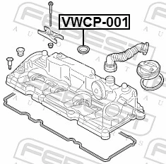 K68101341AA Fiat/Alfa/Lancia Pierścień uszczelniający gniazda świecy