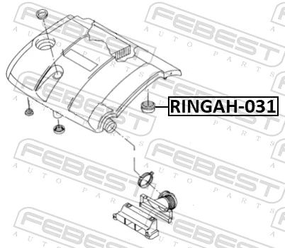 RINGAH031 Febest Uszczelka przepustnicy