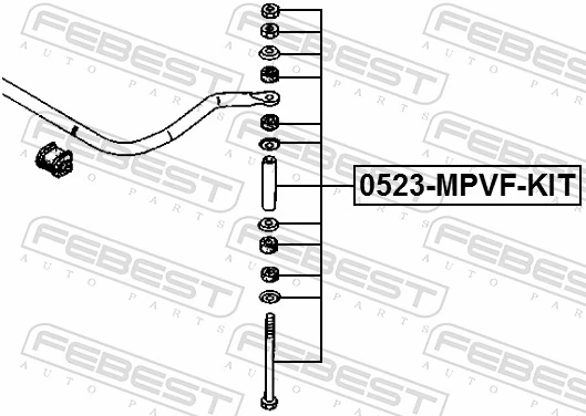 Łącznik stabilizatora przedniego do Mazda E 2000/2200 SR2